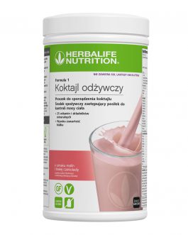 Koktajl odżywczy antyalergiczny smak malin i białej czekolady 500 g