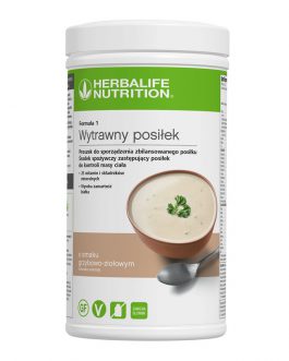 Wytrawny posiłek Formuła 1 o smaku grzybowo-ziołowym