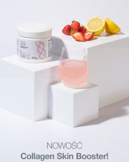 Collagen Skin Booster smak truskawkowo-cytrynowy 171 g