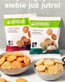 Chipsy proteinowe smak śmietankowo-cebulkowy 10 x 30 g