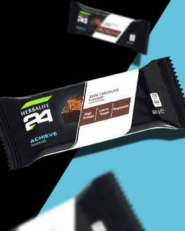 Batony proteinowe H24 Achieve o smaku gorzkiej czekolady (6 x 60 g)