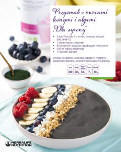 Koktajl odżywczy 550 g o smaku owoców leśnych