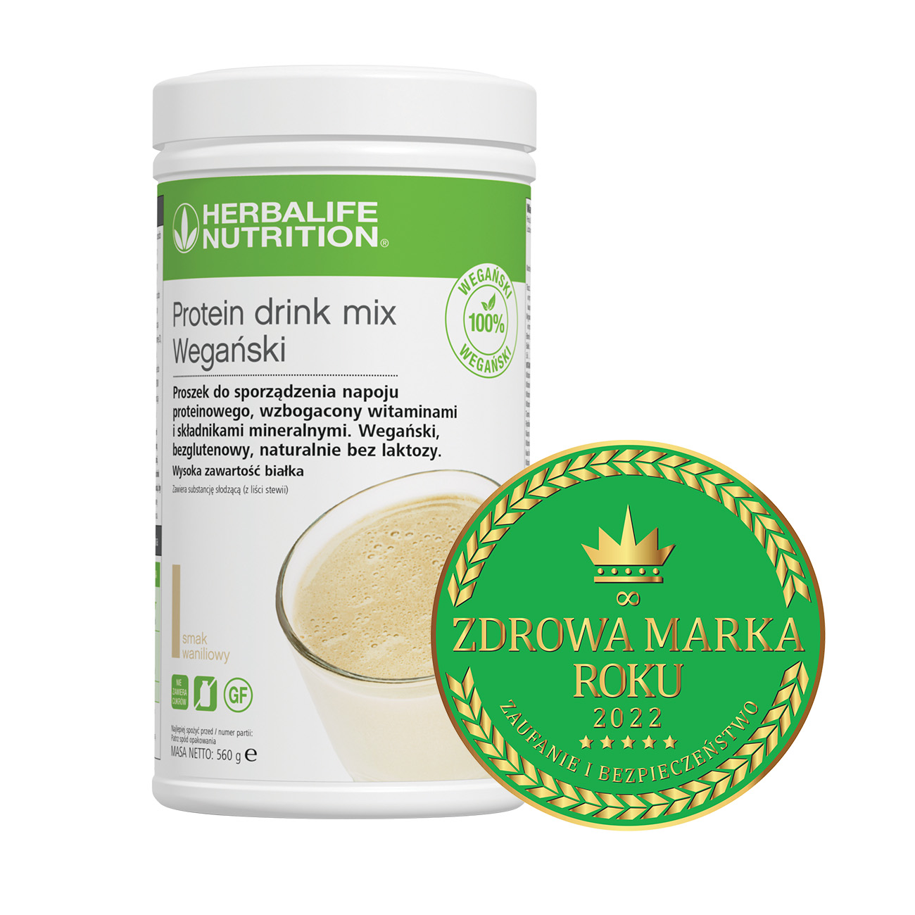 Protein drink mix Wegański: