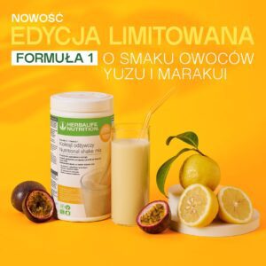 Formuła 1 Koktajl odżywczy o smaku owoców yuzu i marakui 550g